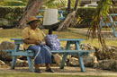 Resting on the Bench