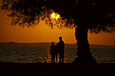 Man 2 Sons at the Beach Sunset