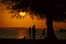 Boy In a Strop Silhouette