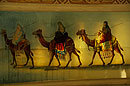Backlit Camel & Arabs Mural