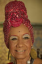 Colourful Cuban lady Cienfuegos