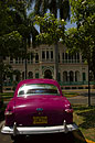 Pink 1951 Ford Classic and Palacio Del Valle