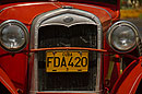 Close up 1920's Vintage Car