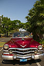 Lower in Frame 1950's Convertible Car