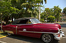 Full Side View 1950 Convertible Car
