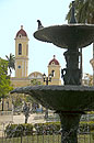 Parque José Martí Fountain & Church