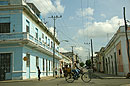 Bike Passing Side Street Cienfuegos Cuba