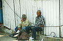 2 Cuban Gents Resting at the Roadside