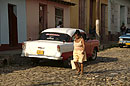 Late Sunshine on 1950's Car