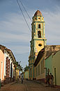 Narrow Street & Bell Tower Trinidad Cuba