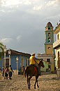 Horseman by  Bell Tower Trinidad Cuba
