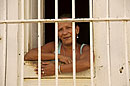 Trinidad Cuba Lady looking out