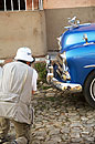 Photographing 1950 Car