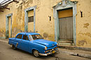 Deep Blue Classic 1950's Car Trinidad Cuba