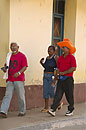 Colourful Trio in Trinidad Cuba