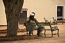Lovers on a Bench in Trinidad Cuba