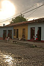 Sun through Storm Clouds Trinidad Cuba
