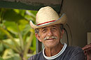 Kind Face Cuban with Straw Hat