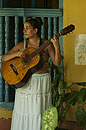 Cuban Lady Singer Guitarist