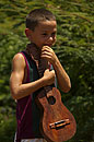 Little Cuban Boy with his Guitar