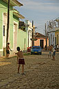 Playing Pelota-Baseball