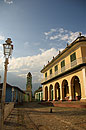 Solitary Black Cat Main Square Trinidad Cuba
