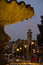 View Church Santa Ana at Dusk