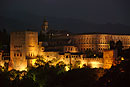 Alhambra Night Landscape
