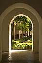 Arched view Patio de Lindaraja