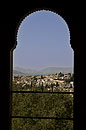 View through Arch over Granada