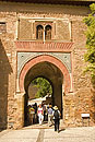 Entering the Gate to the Alhambra