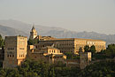Alhambra Landscape Early Evening