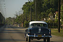 Riding to the Airport in Havana
