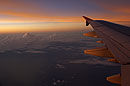 Wing Sunset Reflection