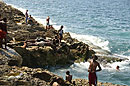 Diving 2 at a Time at the Malecon
