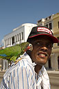 Parrot Man in Havana