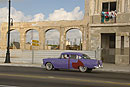 Lilac Patched Classic Car