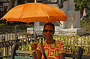 Colourful Habanera with Umbrella