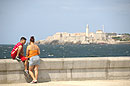 Couple at the Malecon