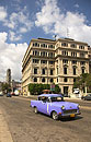 Lilac 1950's Classic Car