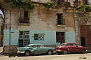 Aqua & Red Classic Cars