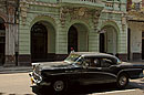 Black late 50's American Car