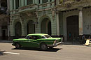 Bright Green Classic Car