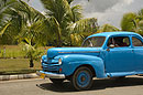Hand Painted Blue Classic Cuba