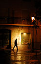 Silhouette Madrid Man Walking