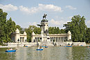 Retiro Park Lake Madrid