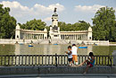 Children Playing Retiro Park Madrid