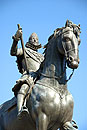 Spain Equestrian statue of Felipe III