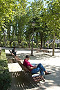 Gardens at Plaza de Oriente Madrid