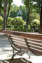 Ornate Bench Plaza de Oriente Madrid